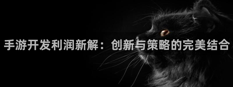 恩佐娱乐注册：手游开发利润新解：创新与策略的完美结合